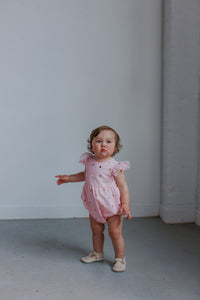 pink tulle romper baby