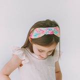 little girls tie dye topknot headband