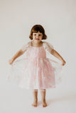 pink and purple moon and star tulle party dress