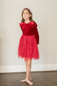 Red and sales gold christmas dress