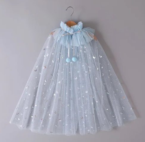 Girl’s Sparkly Tulle Cape