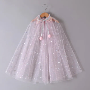 Girl’s Sparkly Tulle Cape