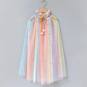 Girl’s Sparkly Tulle Cape