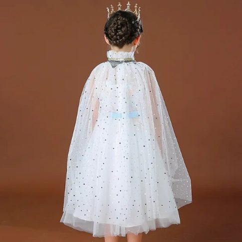 Girl’s Sparkly Tulle Cape