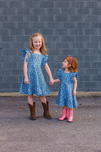 little girls denim dress