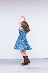 little girls chambray dress