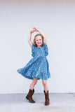 girls denim dress 