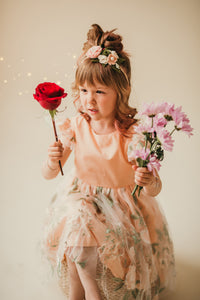 little girls boho flower girl dress