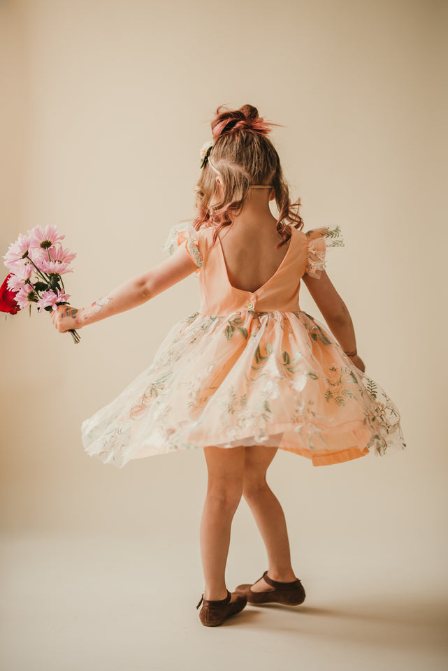 Poppy Christmas Baby Girl Dress Princess Birthday Party Velvet Gown & FREE  Crown | eBay