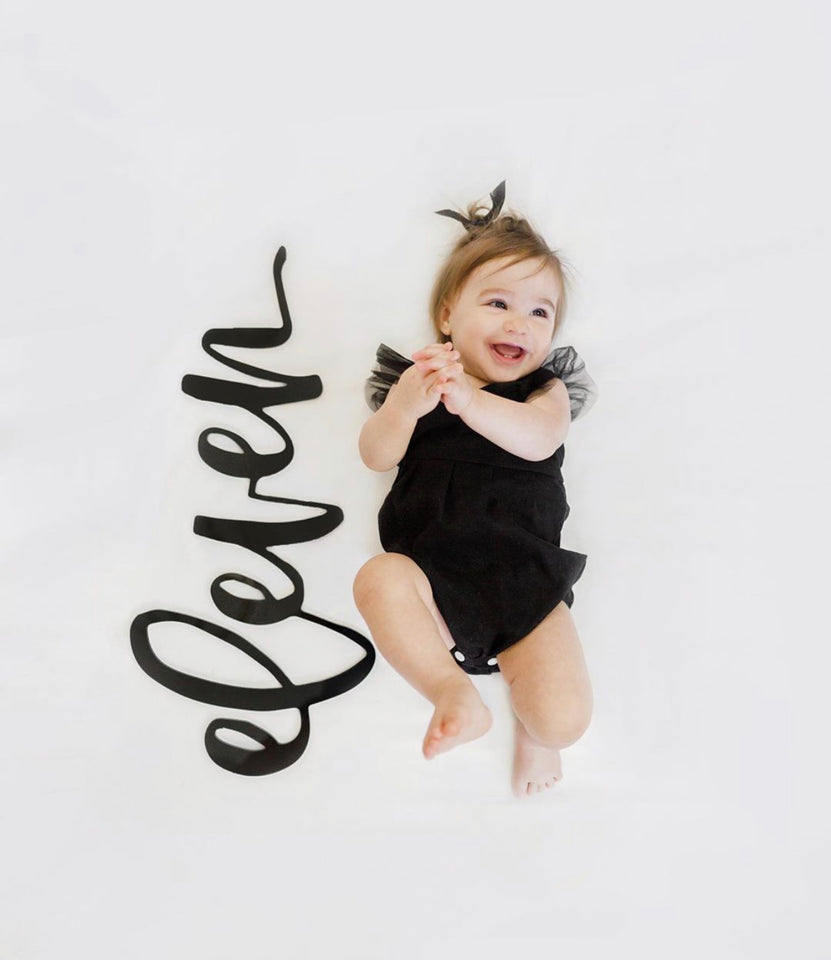 Monthly Baby Milestone Romper Set