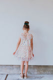 little girls ivory confetti tulle polka dot twirl dress