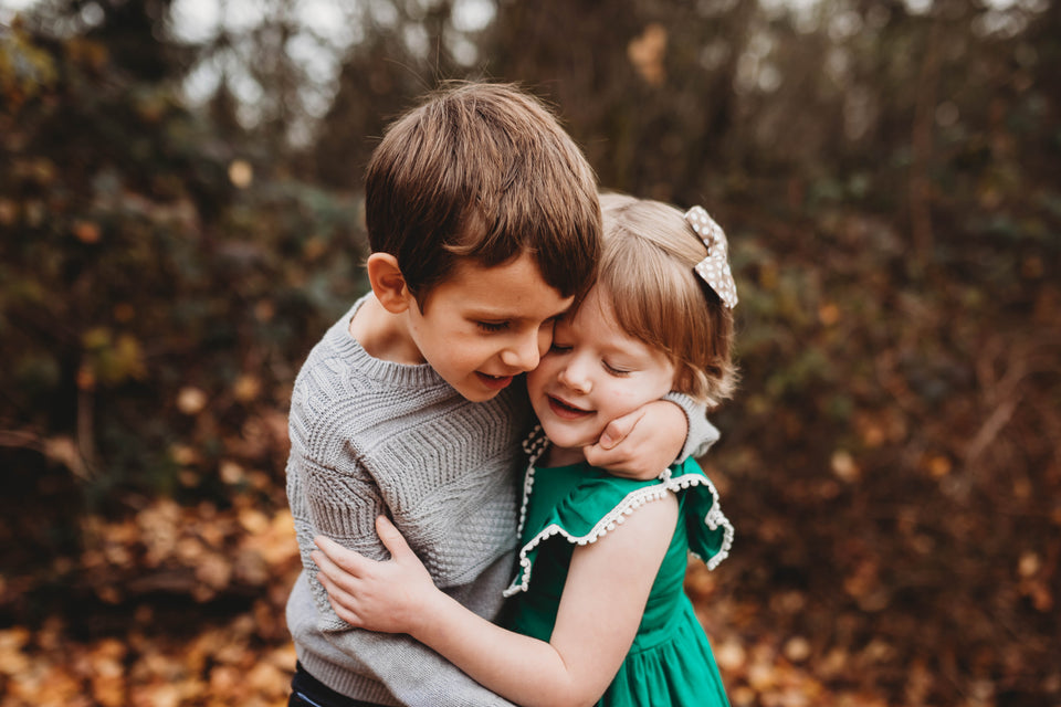 Little Girl's Kelly Green Linen Ruffle Dress