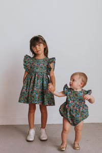 little girls matching sibling rifle paper  outfits