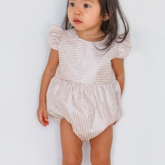 rose gold bubble romper