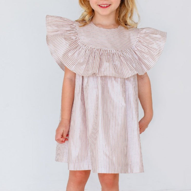 girls rose gold dress