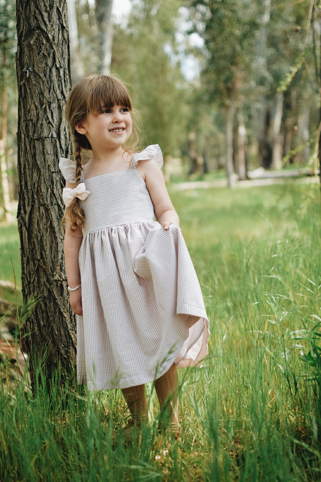 Baby seersucker dress sales