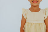 yellow flower girl dresses