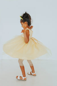yellow special occasion dress