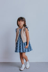 little girl's chambray dress