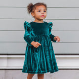 velvet dress for toddler