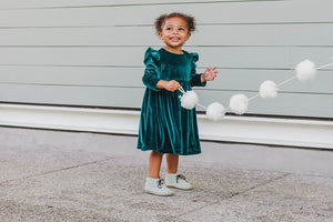 toddler velvet dress