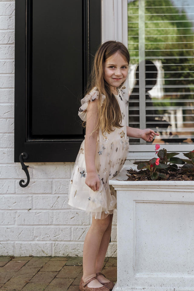 ivory tulle party dress
