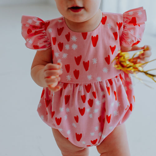 valentine's day romper