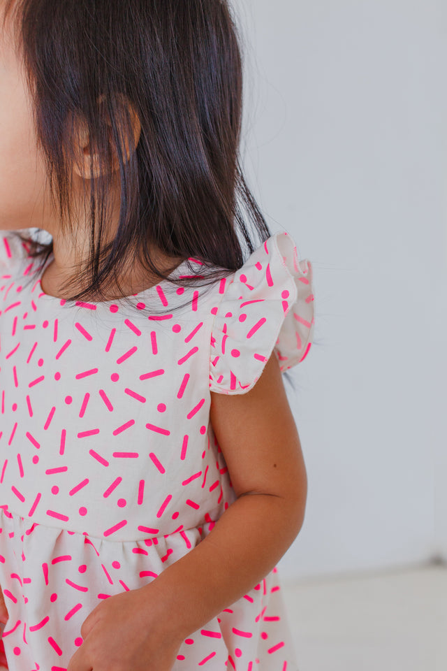 flutter sleeve bubble romper