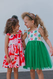 pineapple and flamingo dresses