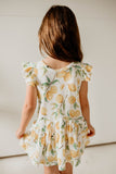 little girls lemon party dress