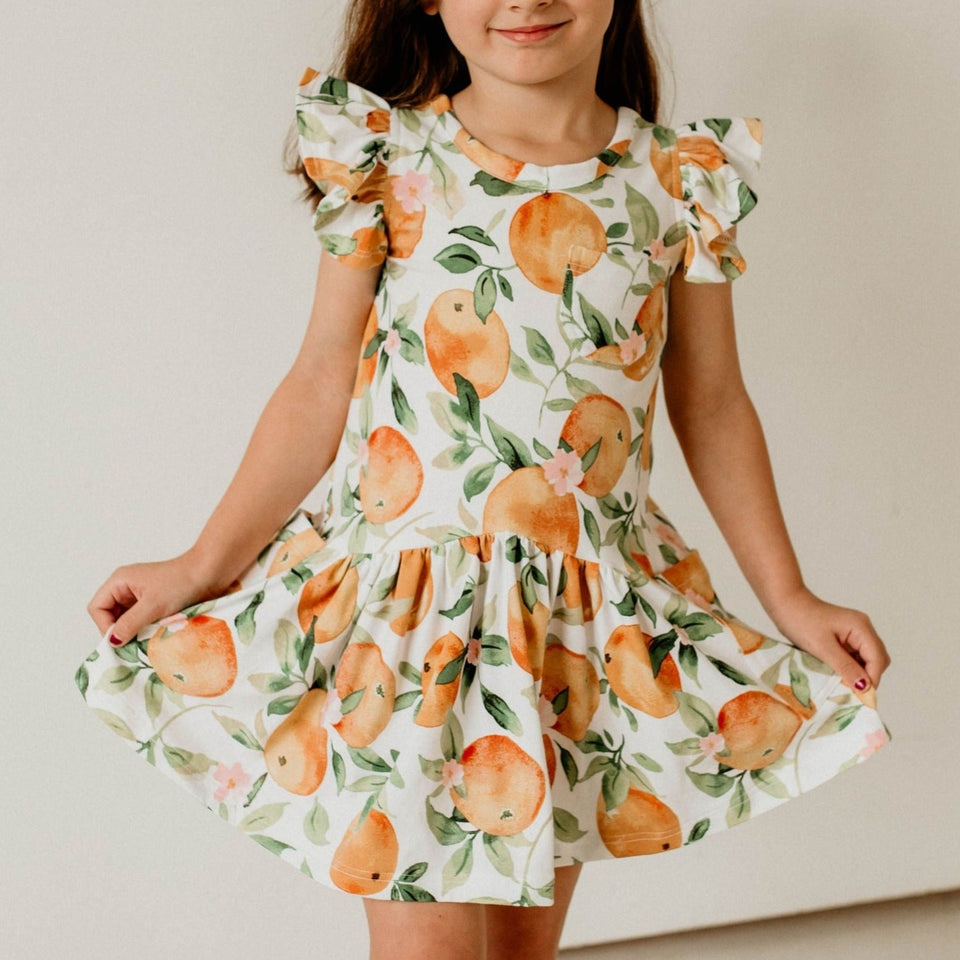 BabyGirl's Stylish Cotton White-Pocket Frocks & Dresses for Kids
