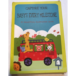 Infant Girl's Milestone Photo Cards