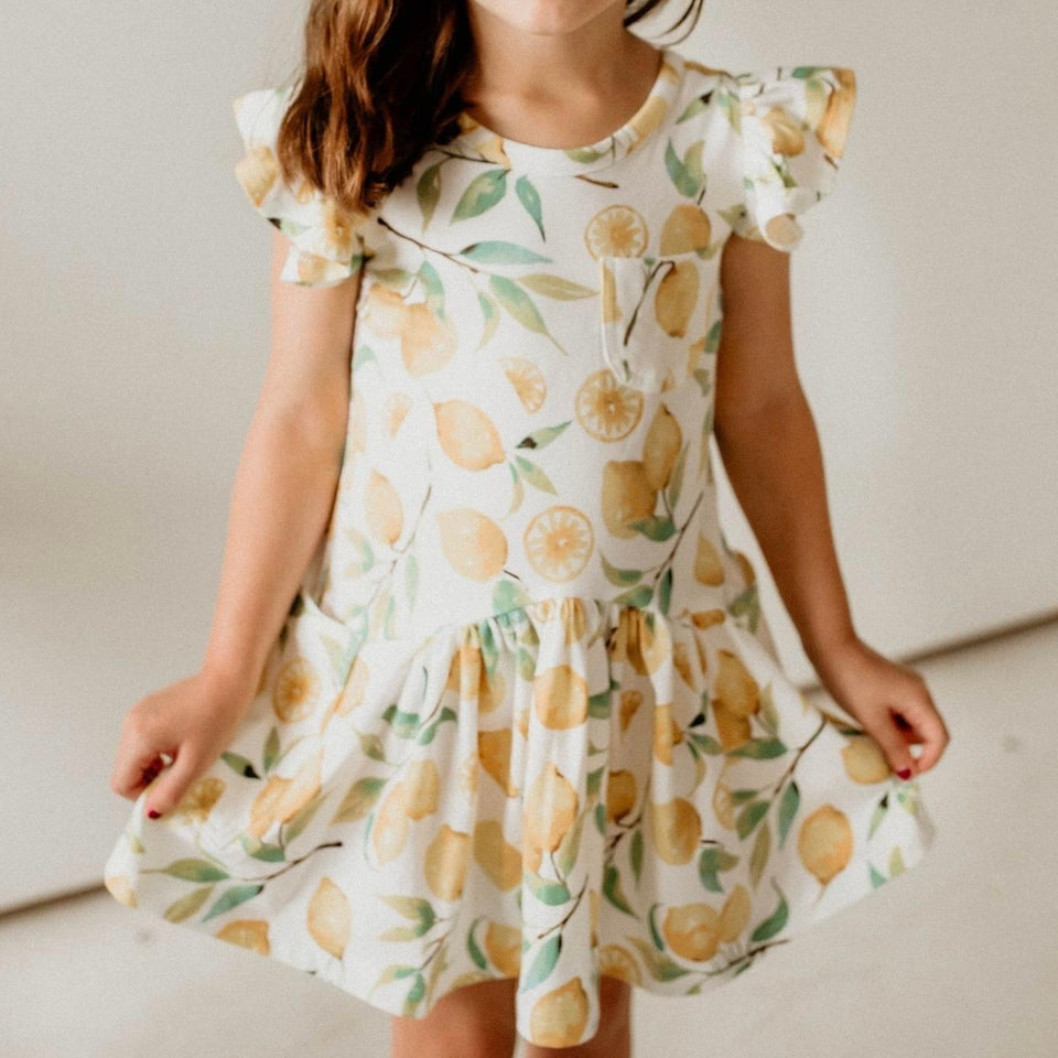 Ladies lemon dress sale