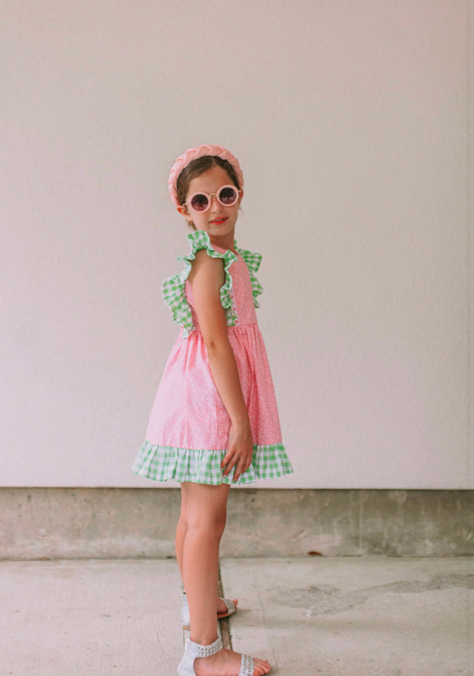 pink strawberry dress