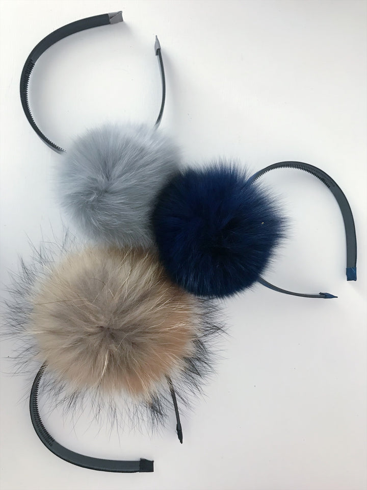Faux Fur Puff Headband