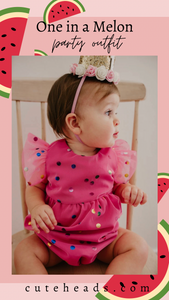 Infant Girl's Pink Confetti Tulle Bubble Romper