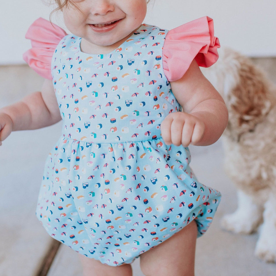sushi theme first birthday outfit 