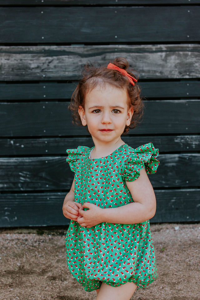 babies christmas bubble romper