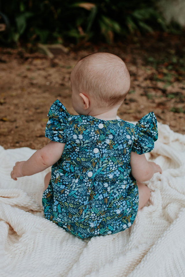 blue meadow rifle paper co bubble romper