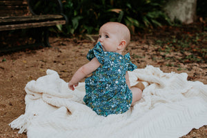 floral first birthday outfit