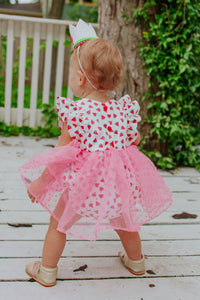 one in a melon coco melon first birthday party outfit