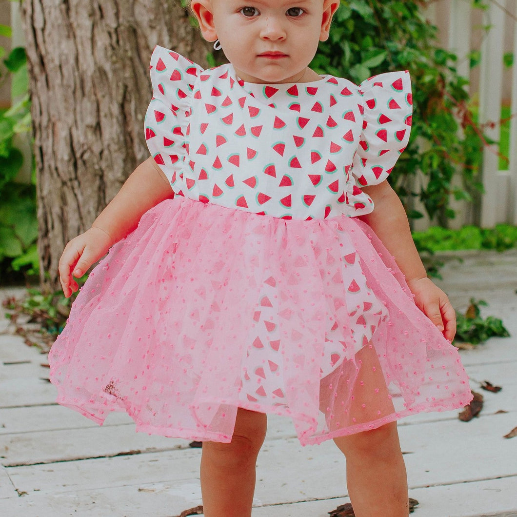 infant girls watermelon themed outfit