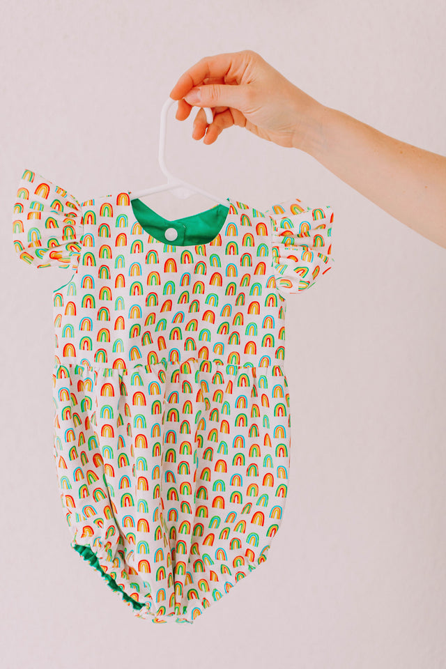 rainbow first birthday outfit