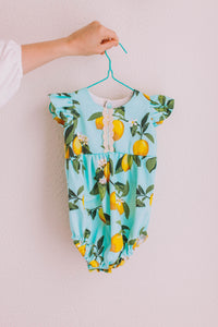 citrus themed first birthday outfit