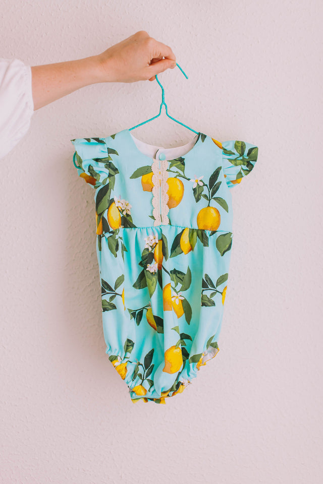 citrus themed first birthday outfit