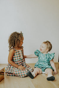 Girls best sale christmas romper