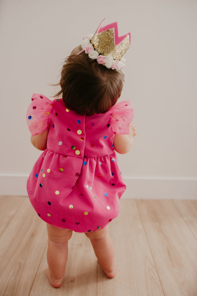 first birthday romper