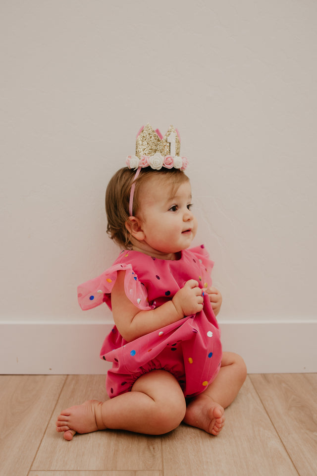 baby girls cake smash outfit