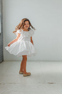 little girl's white eyelet Summer dresses