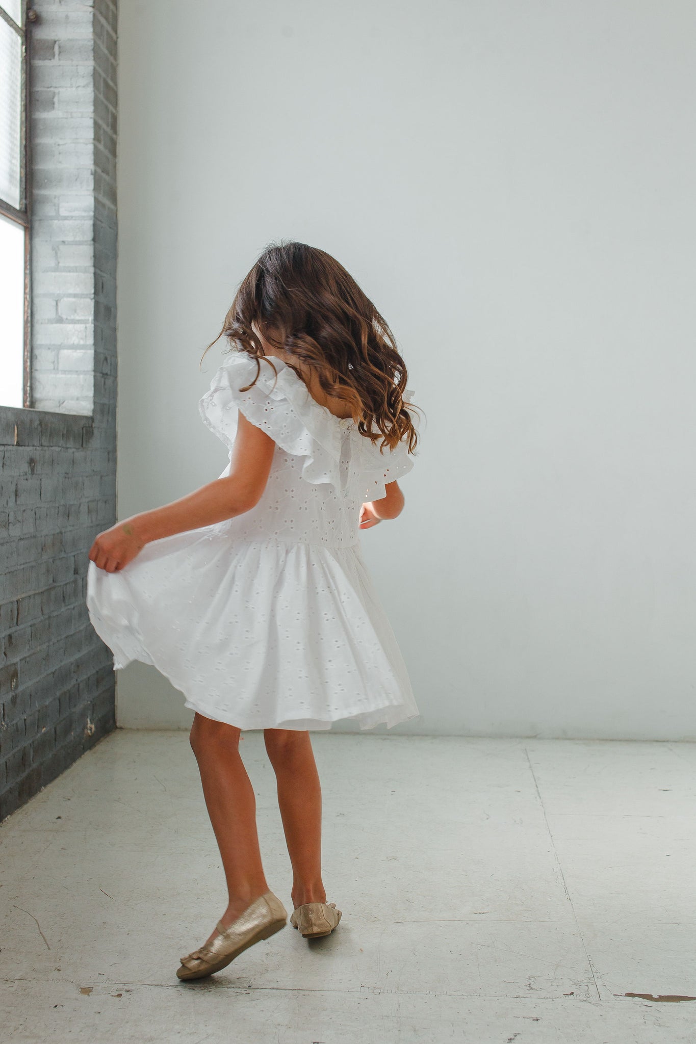 White dress frock online